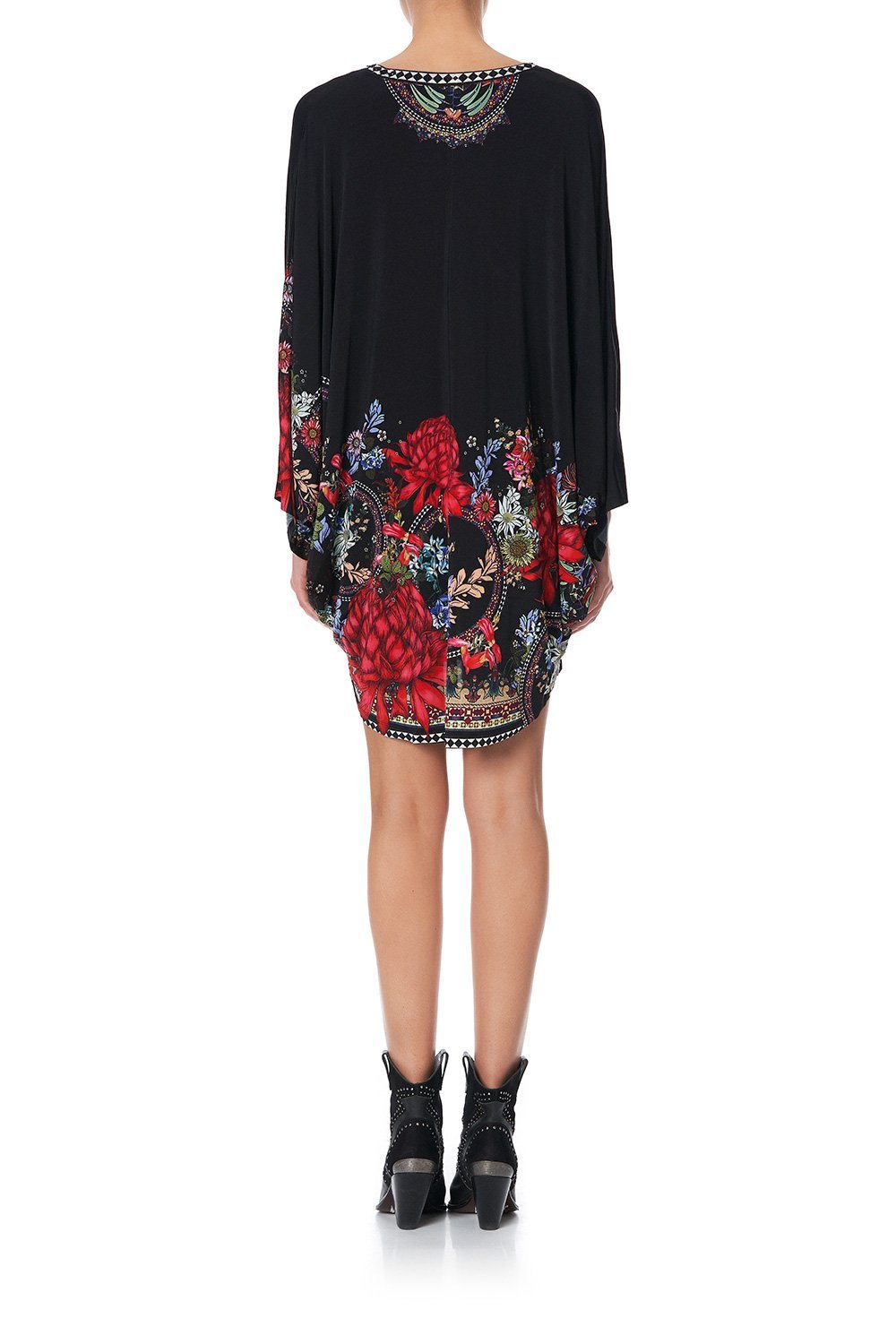 JERSEY SHORT KAFTAN WITH CURVED HEM MS MATILDA