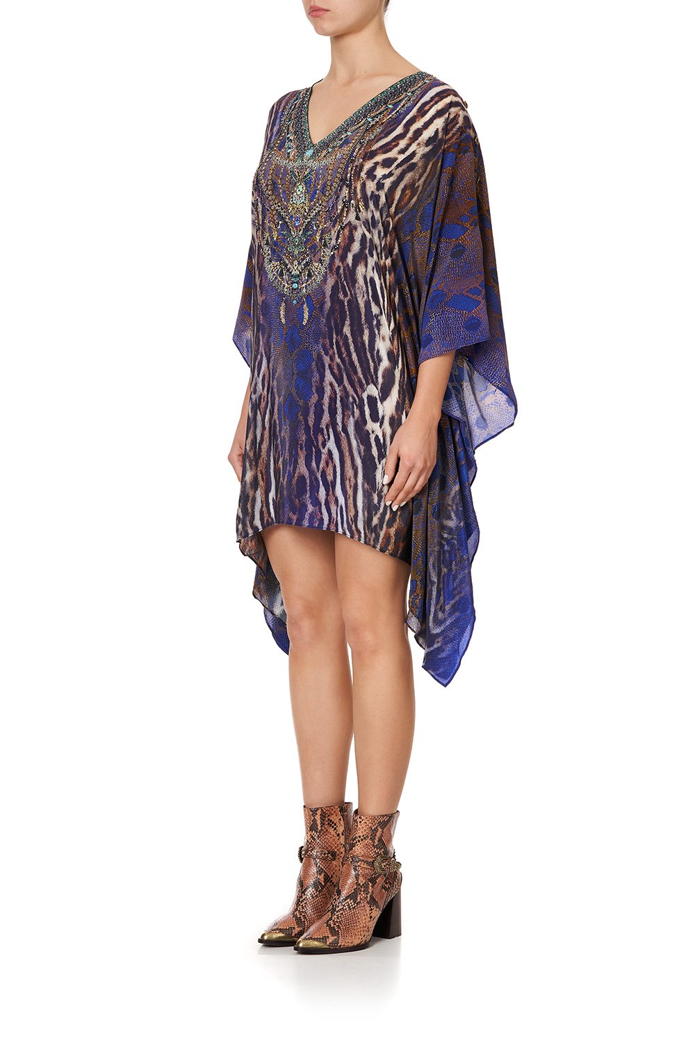 KAFTAN WITH BUTTON UP SLEEVES KOMODO QUEEN