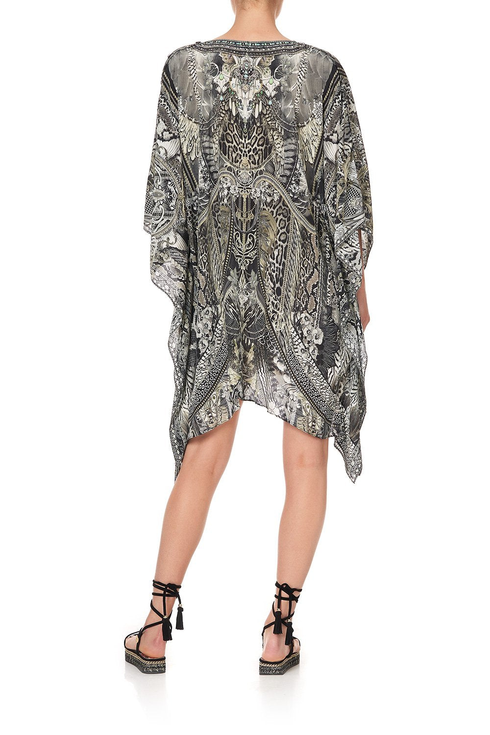 KAFTAN WITH BUTTON UP SLEEVES ONE TRIBE