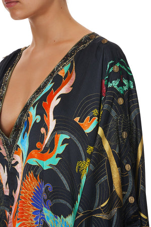 KAFTAN WITH BUTTON UP SLEEVES WISE WINGS