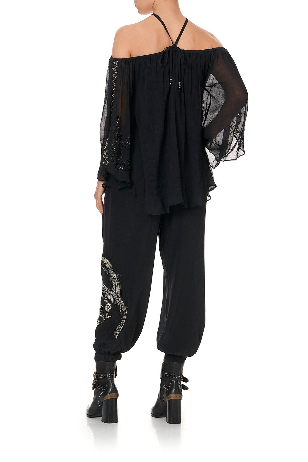 KEYHOLE OFF SHOULDER BLOUSE THE JEWELLED ARROW