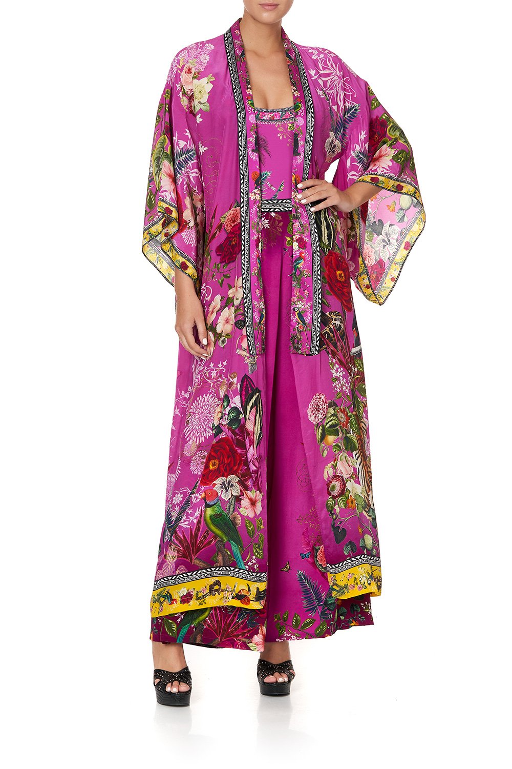 KIMONO COAT JUNGLE LANGUAGE