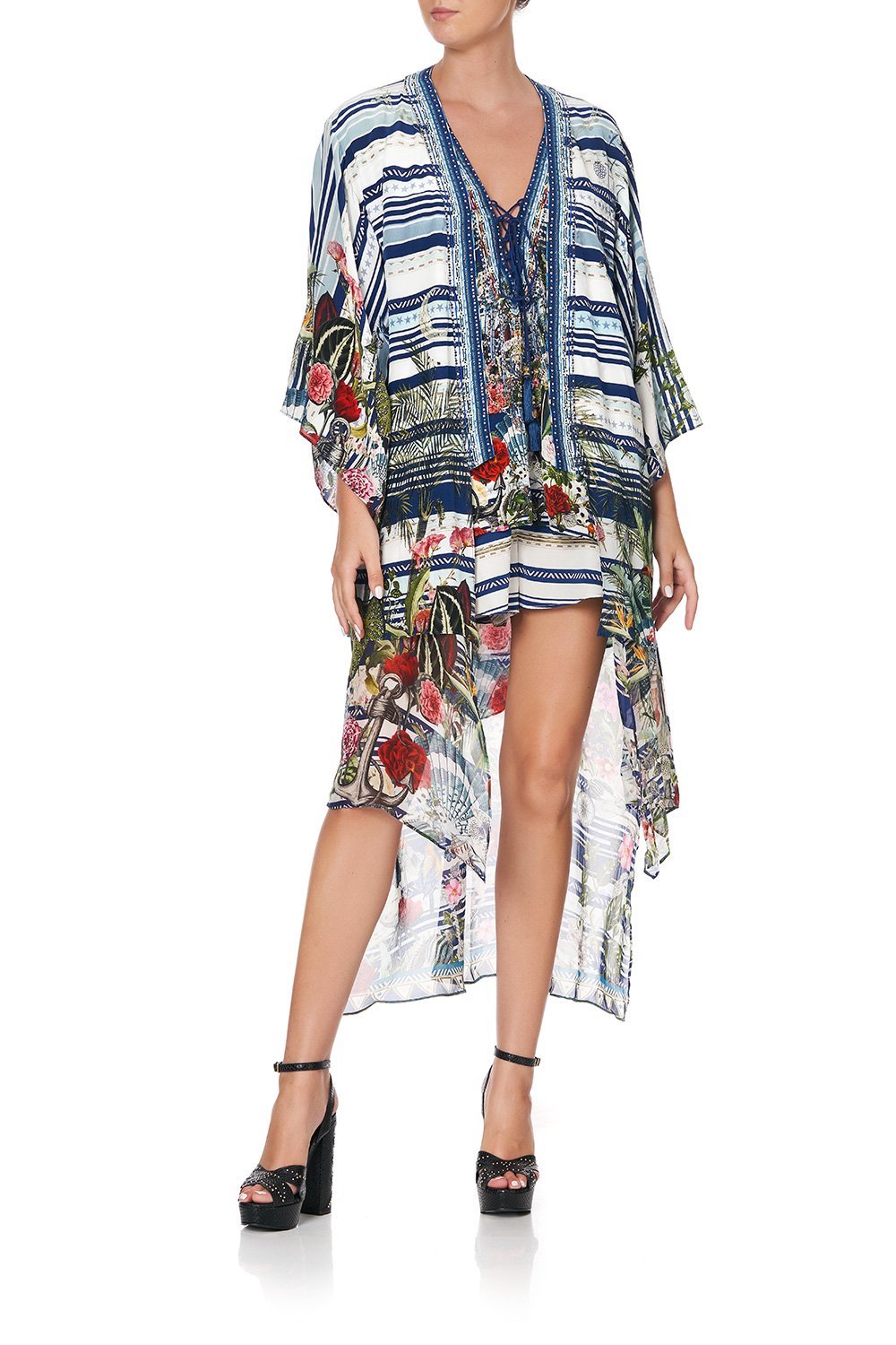 KIMONO WITH LONG UNDERLAYER SOLIS HEART