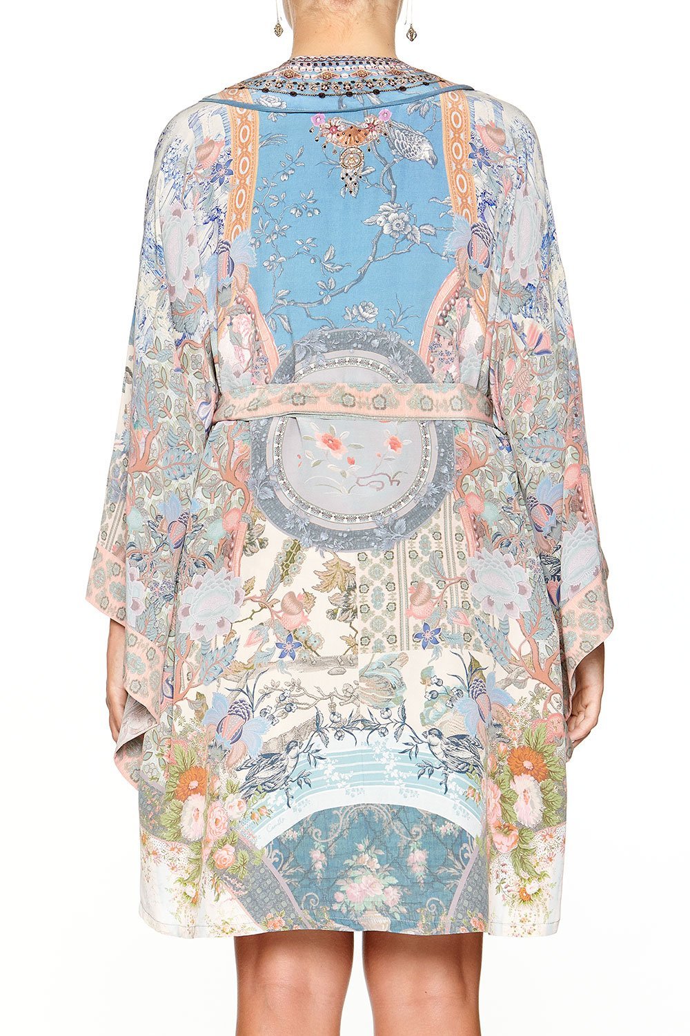 CAMILLA KIMONO WITH TIE BELT BLANCHES BLESSING