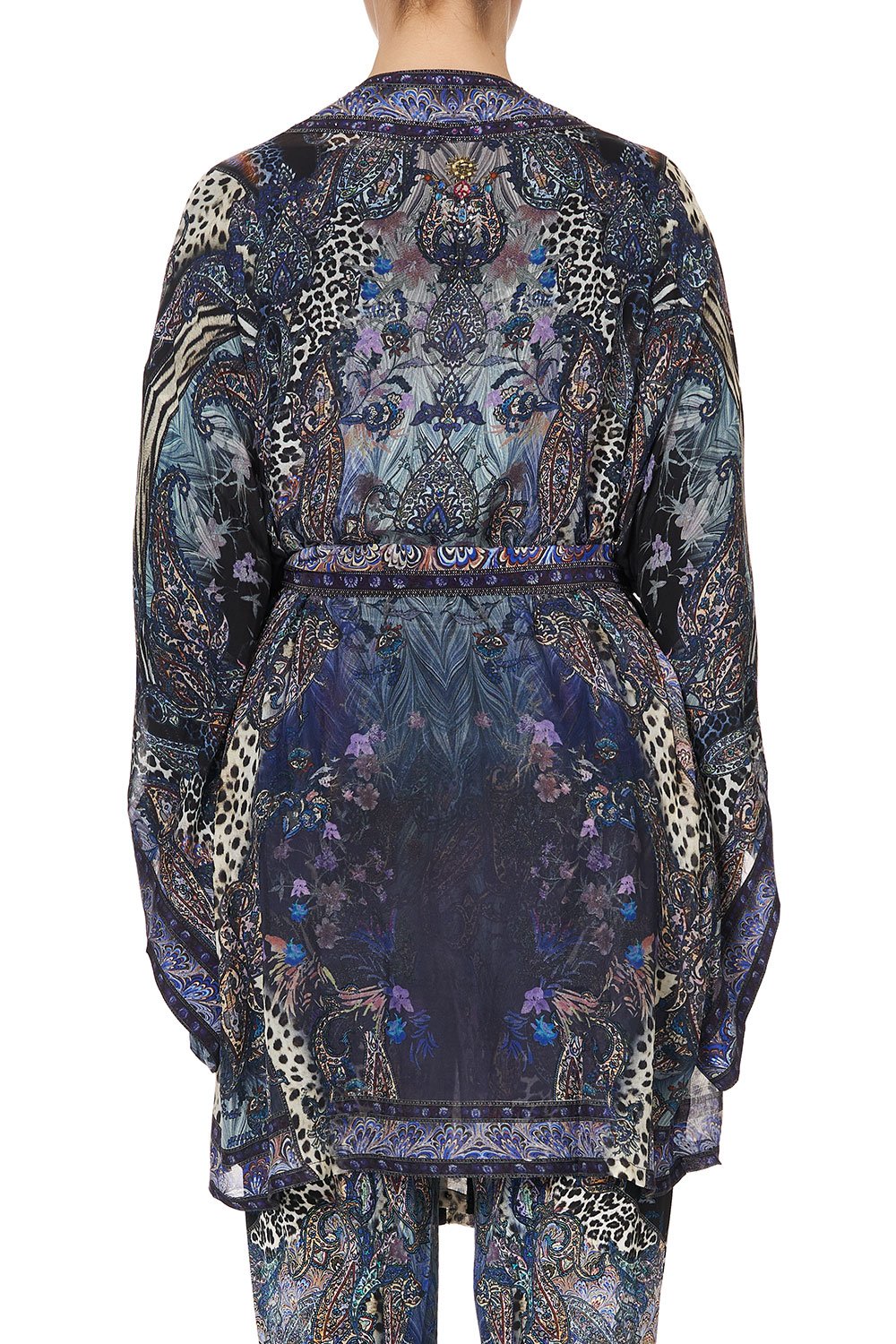 KIMONO WITH TIE BELT FESTIVAL EXPRESS