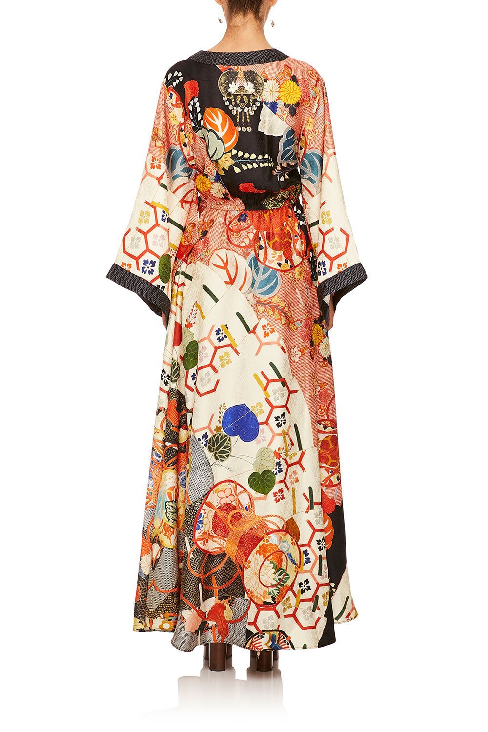 CAMILLA KISSING THE SUN KIMONO WRAP DRESS