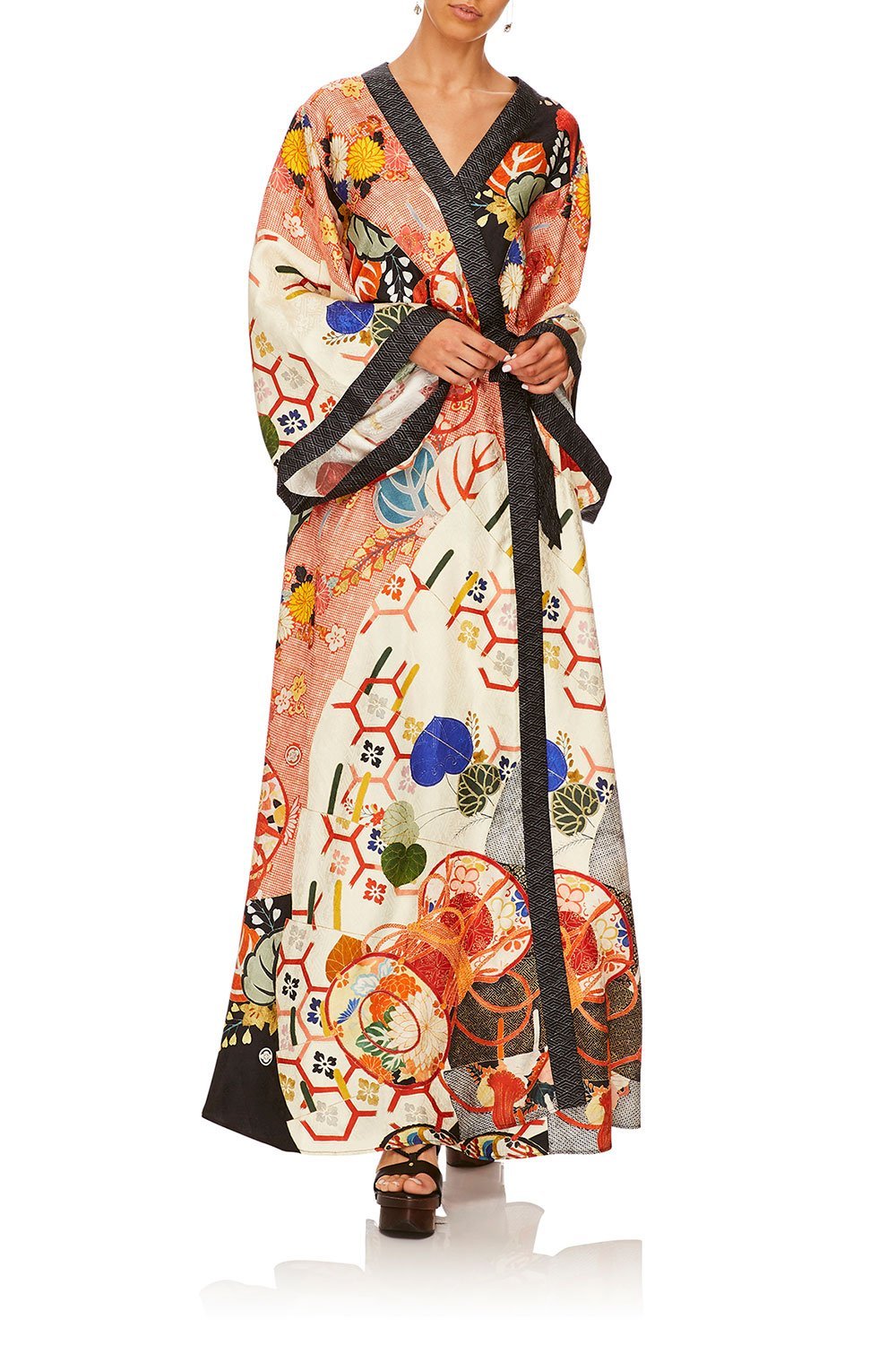 CAMILLA KISSING THE SUN KIMONO WRAP DRESS