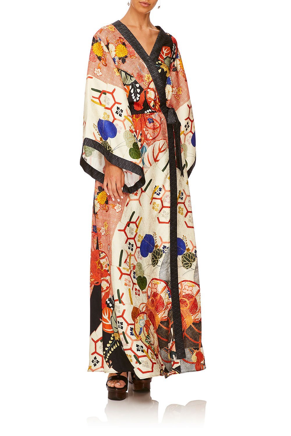 CAMILLA KISSING THE SUN KIMONO WRAP DRESS