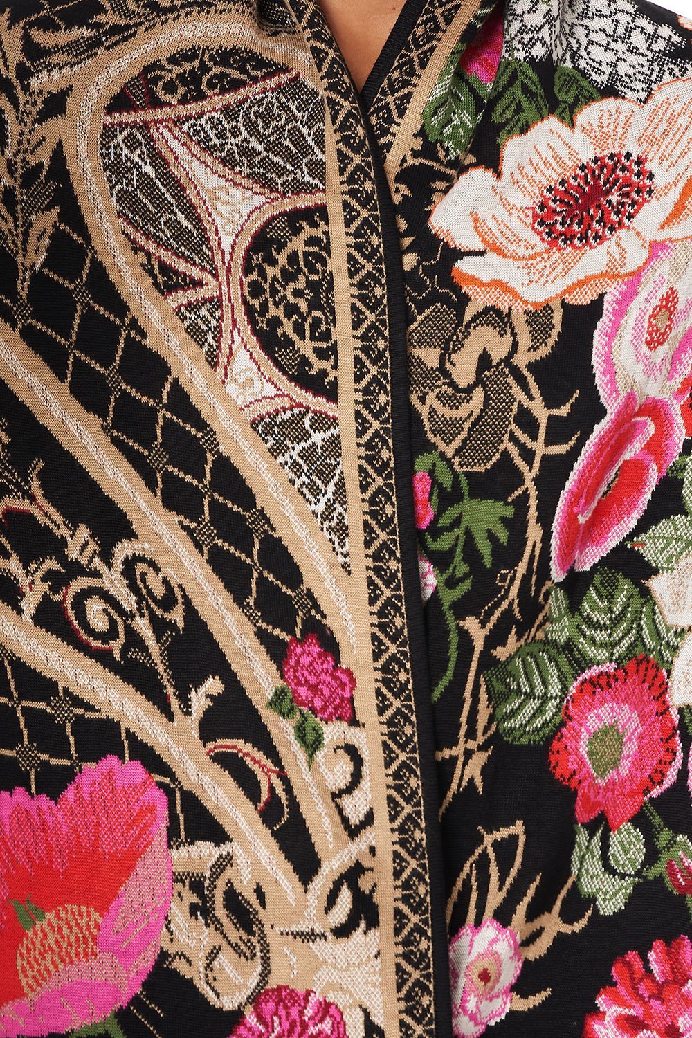 KNIT JACQUARD BLANKET MIRROR MIRROR