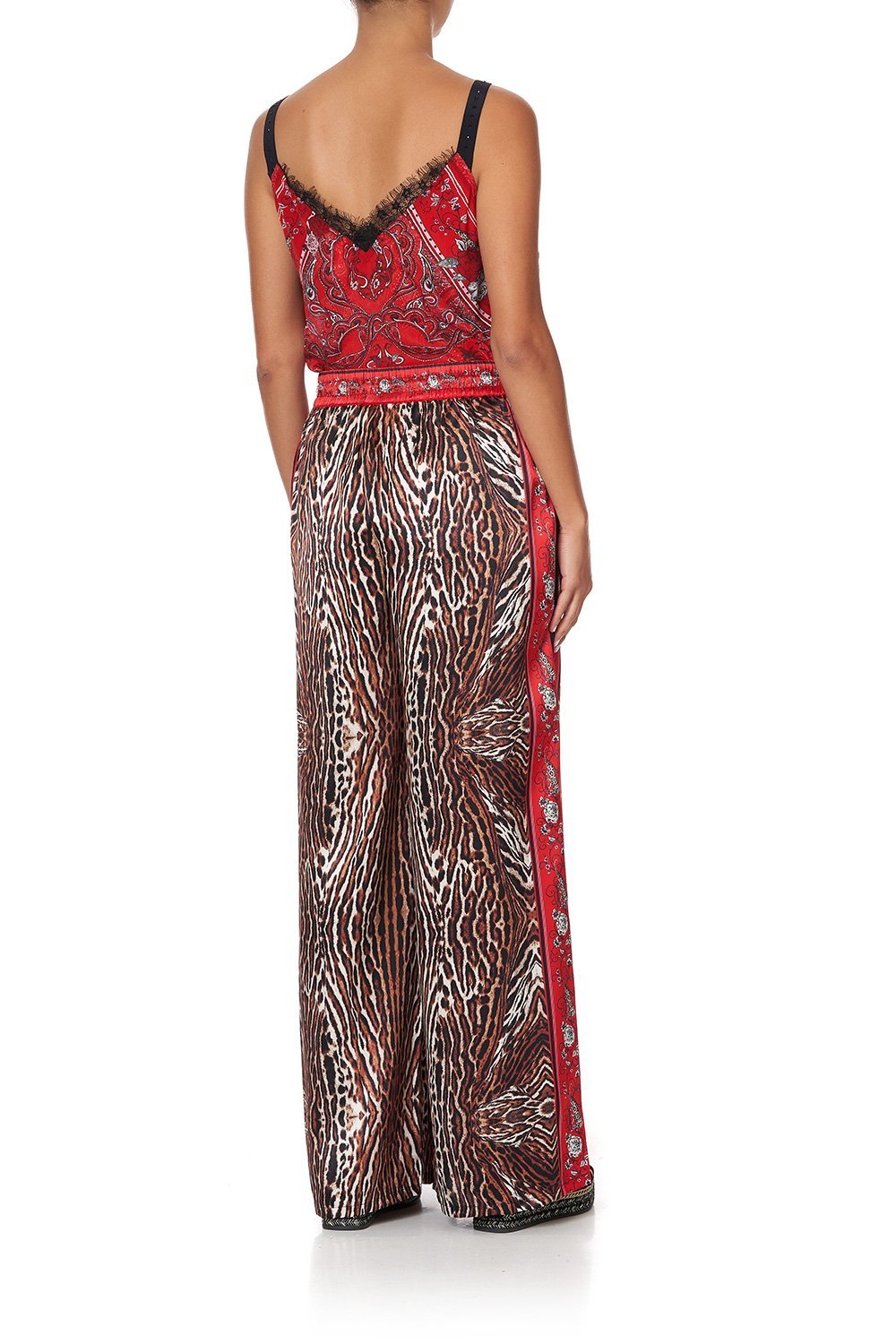 LACE UP EYELET CAMI PIRATE PUNK