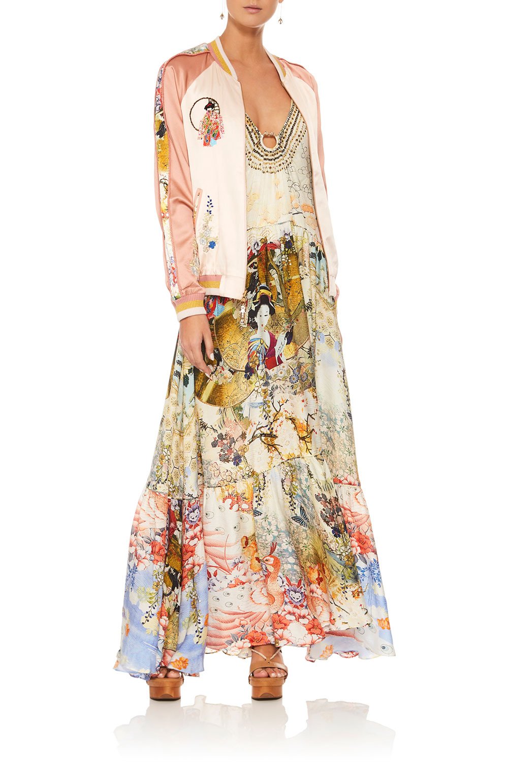 CAMILLA LADY LABYRINTH OVERSIZED BOMBER