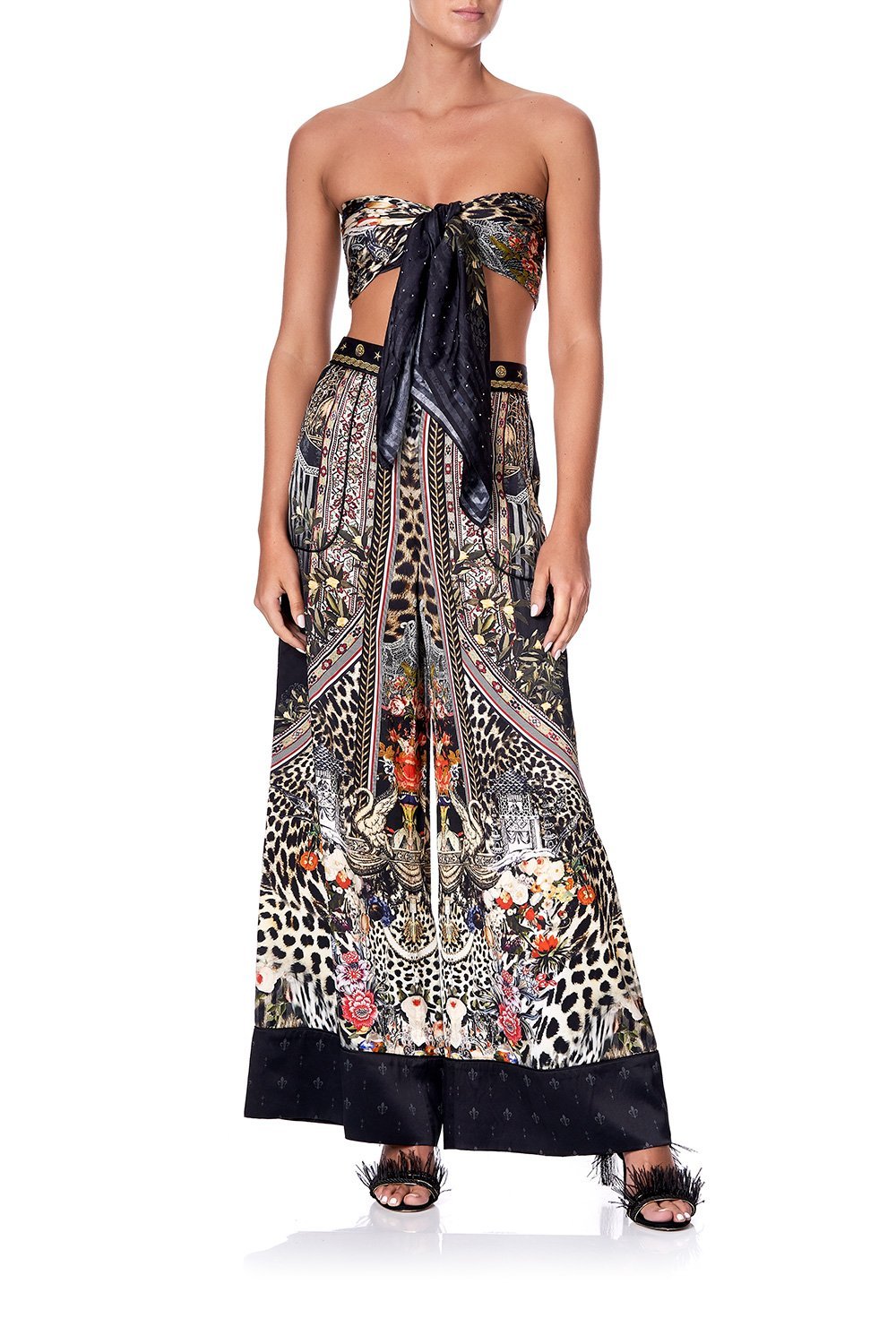 LOUNGE TROUSER WITH CUFFS MARAIS AT MIDNIGHT