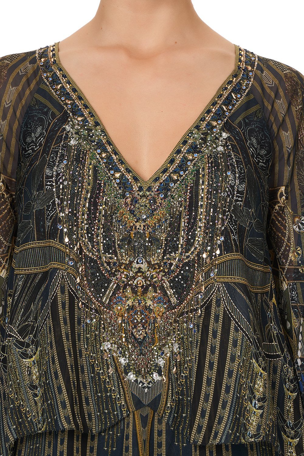 LAYERED FRILL SHORT DRESS GREAT SCOTT