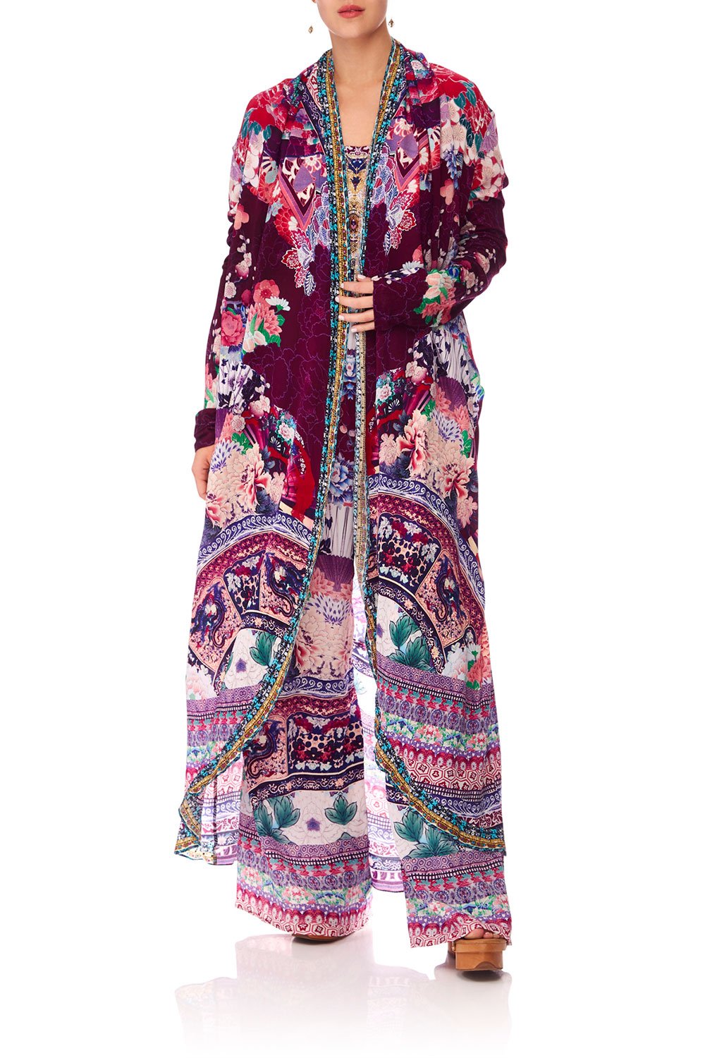 LITTLE OSAKA GIRL LONG CASUAL JACKET W POCKETS