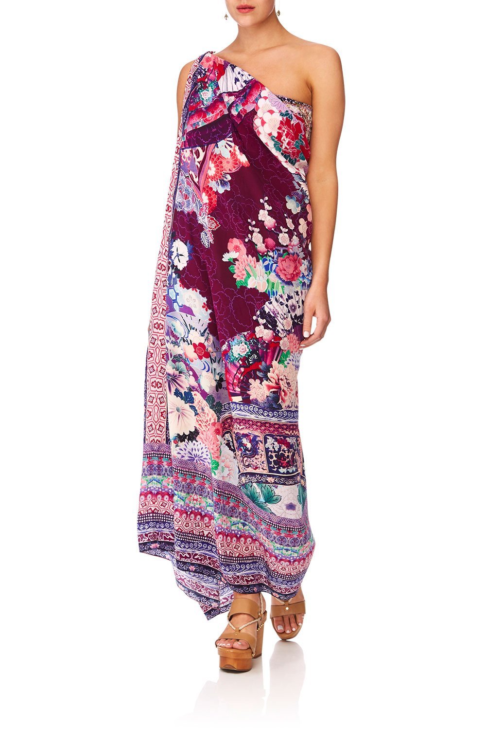 CAMILLA LITTLE OSAKA GIRL ROUND NECK KAFTAN