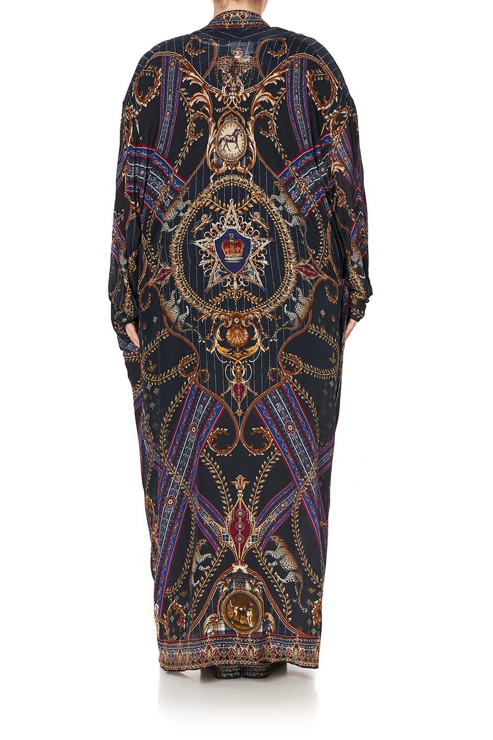 LONG CASUAL JACKET WITH POCKETS DINING HALL DARLING