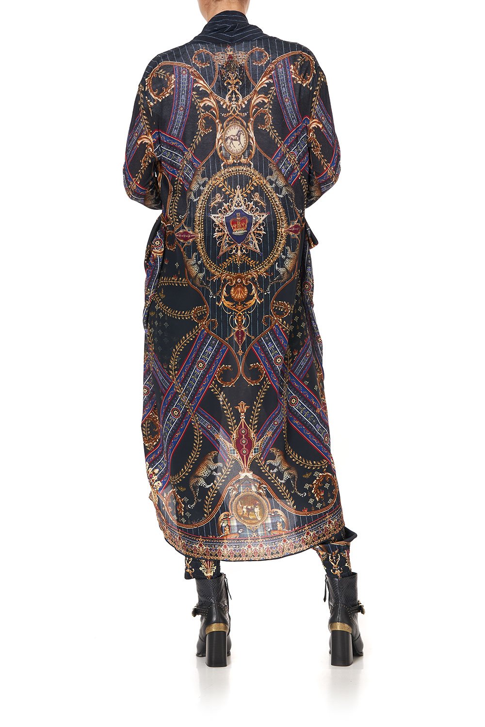 LONG CASUAL JACKET WITH POCKETS DINING HALL DARLING