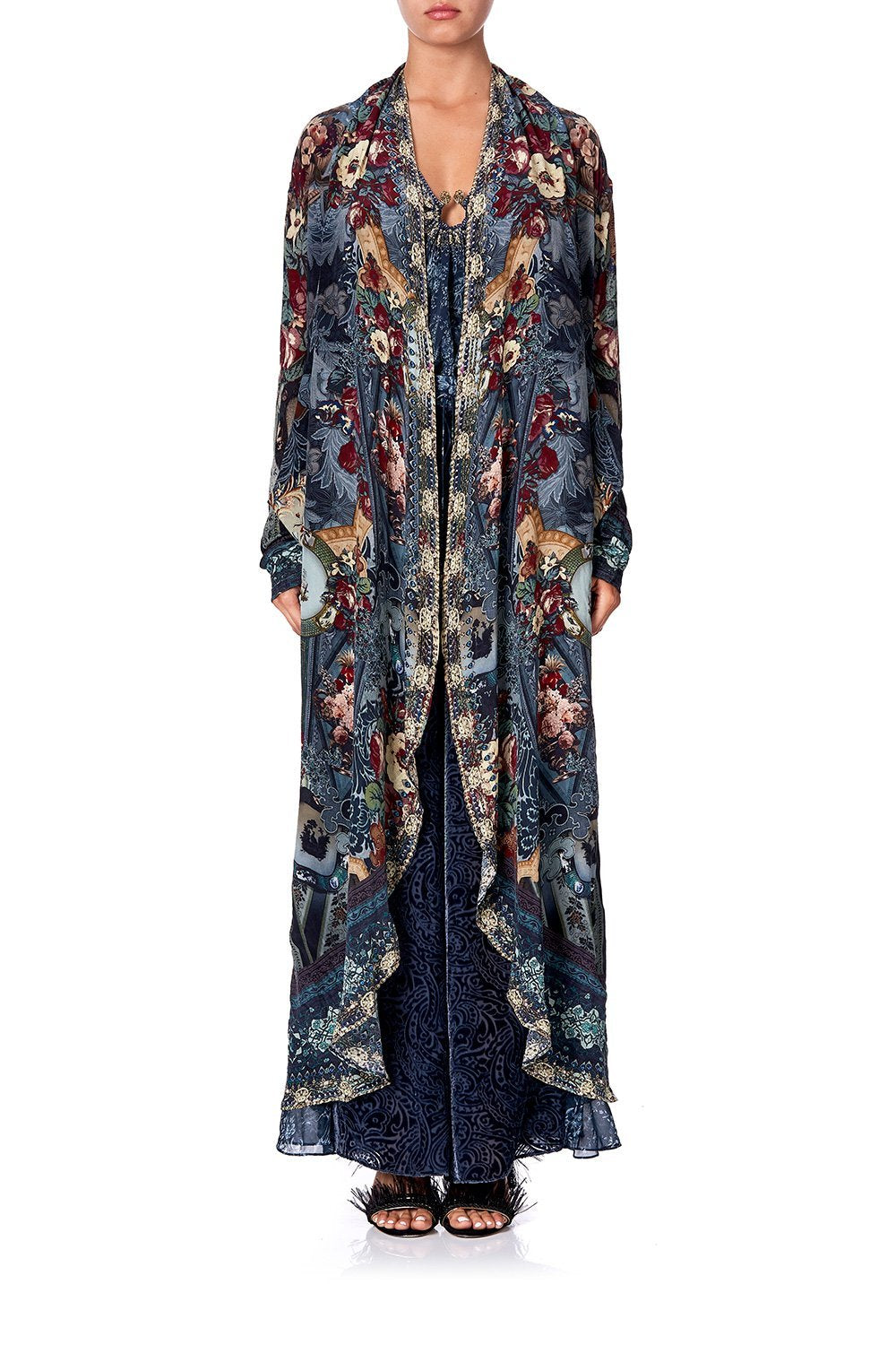 LONG CASUAL JACKET WITH POCKETS HOTEL BOHEME