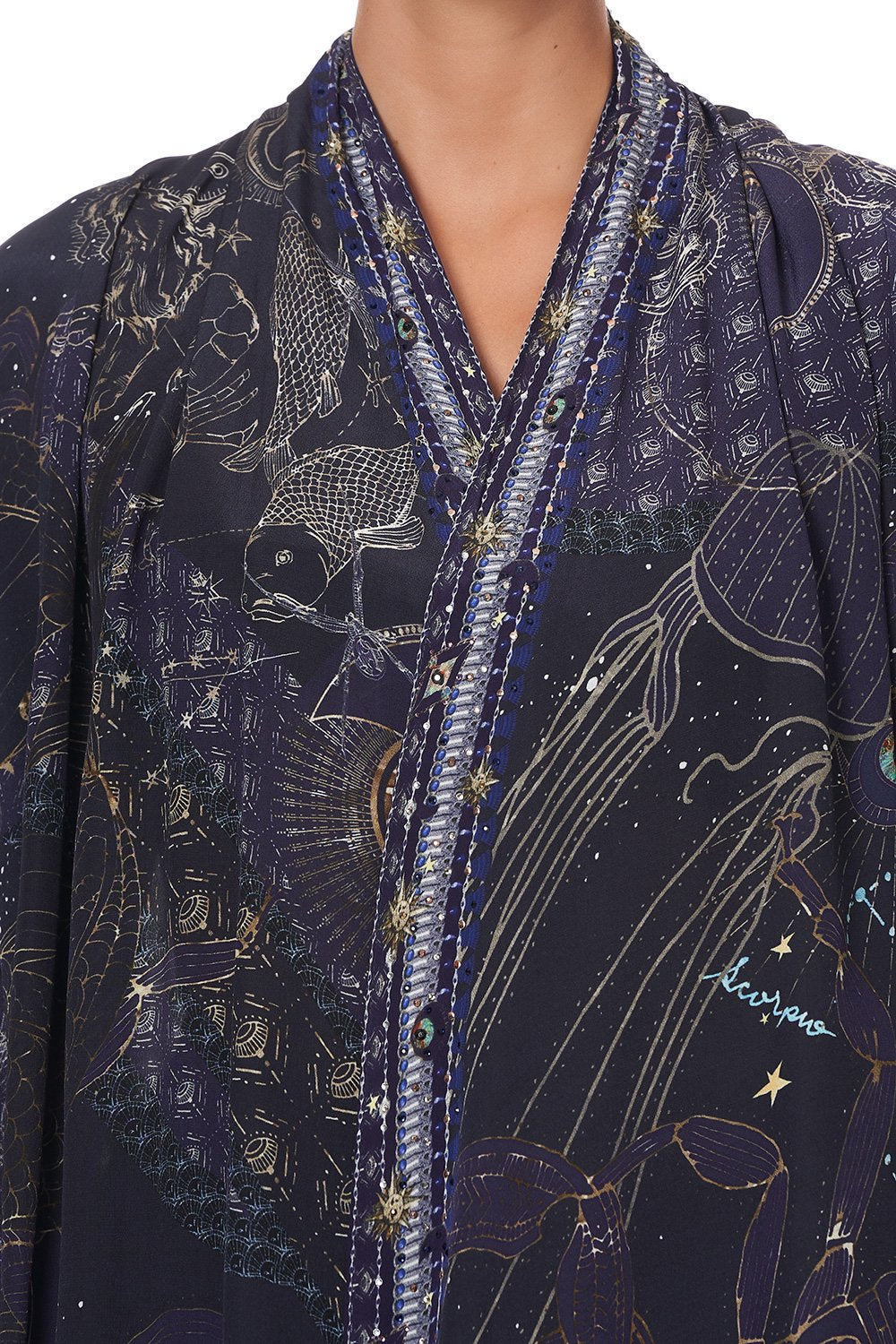 LONG CASUAL JACKET WITH POCKETS ITS A SIGN