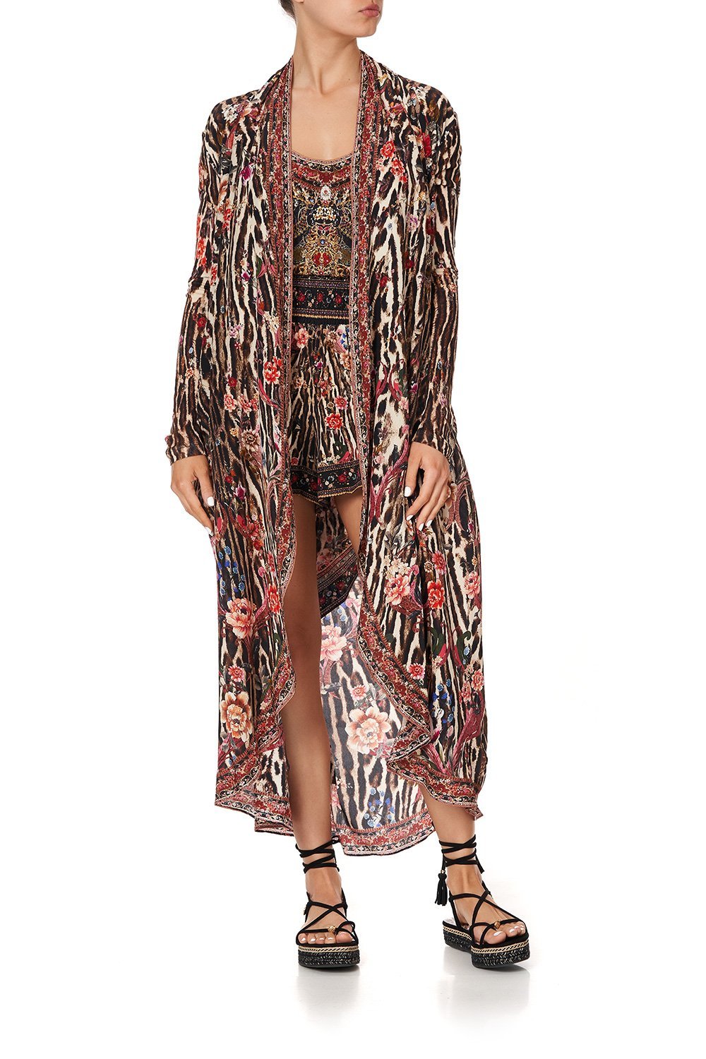 LONG CASUAL JACKET WITH POCKETS LIV A LITTLE