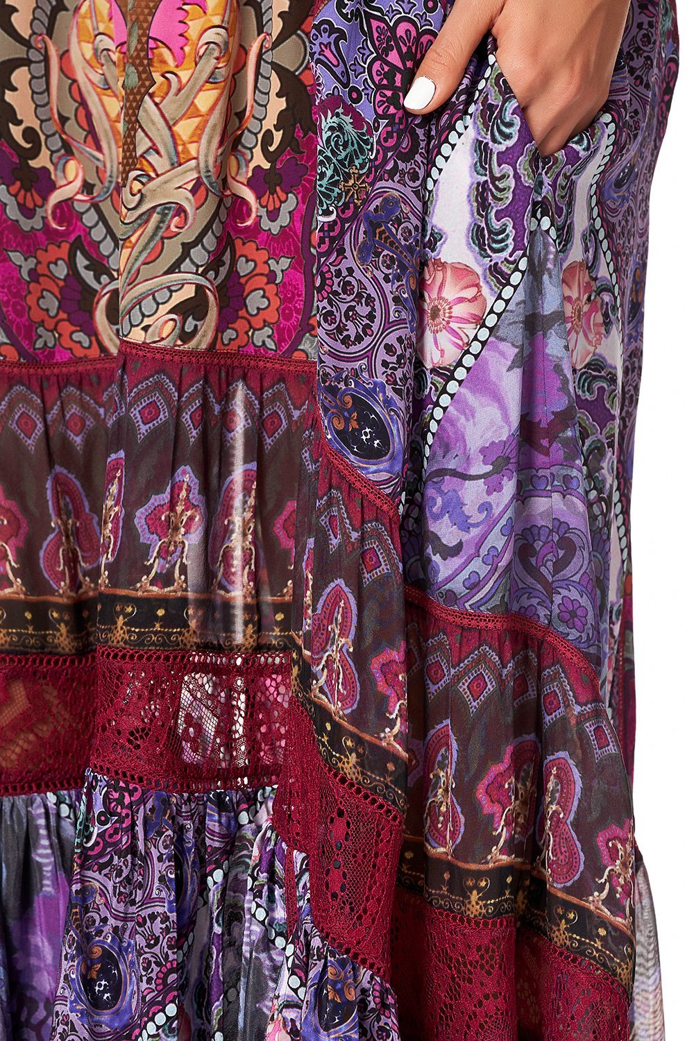 SPLICED MAXI DRESS DEUGHTER'S DESTINY