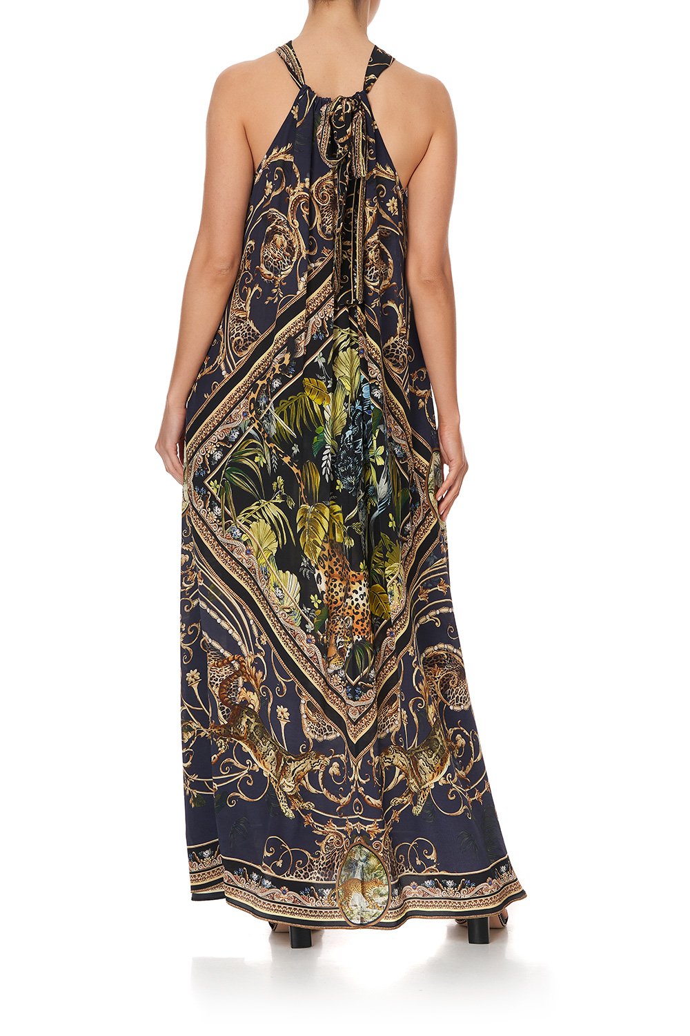 LONG DRESS WITH HALTER NECKLINE SEVEN DAY WEEKEND