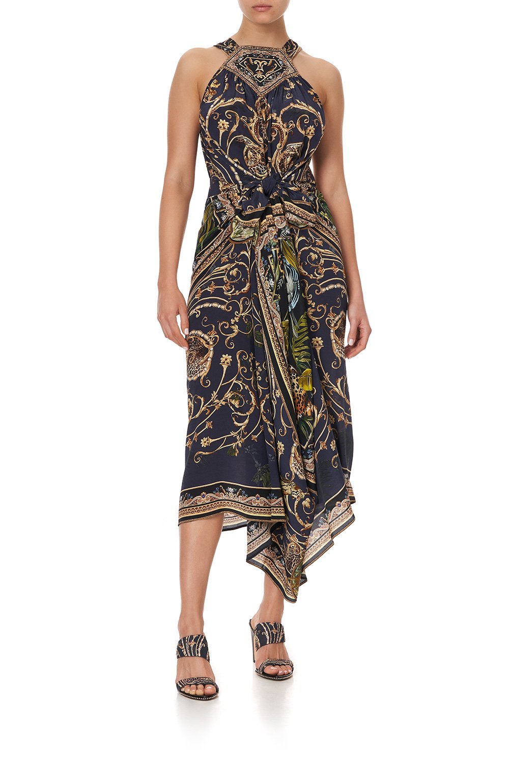 LONG DRESS WITH HALTER NECKLINE SEVEN DAY WEEKEND