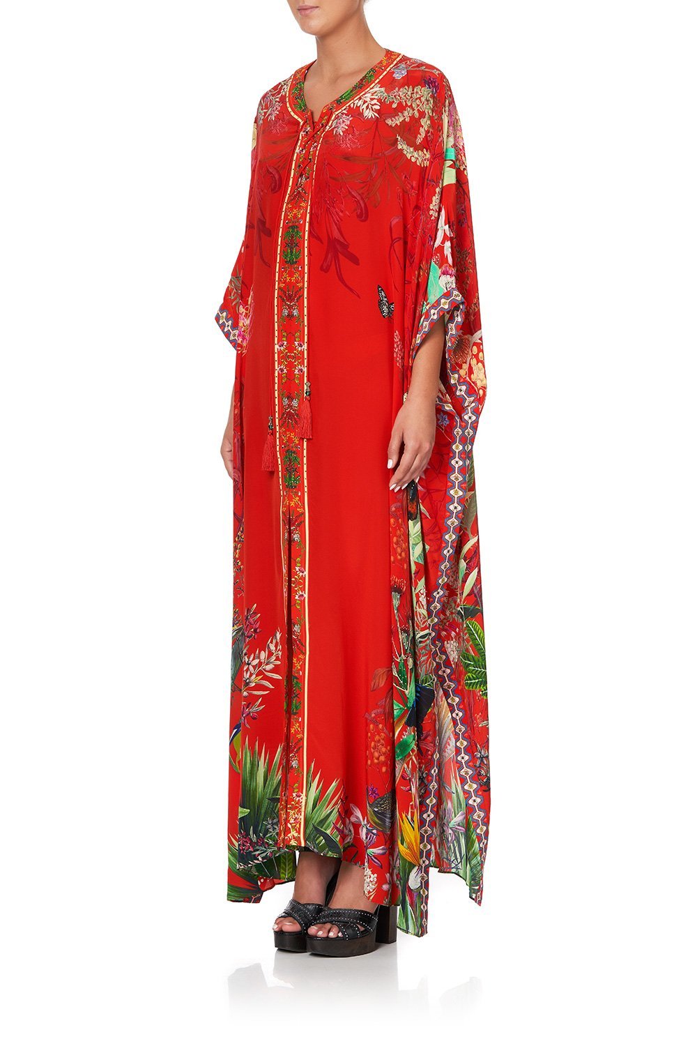 LONG LACE UP KAFTAN WITH EYELETS FARAWAY TREE