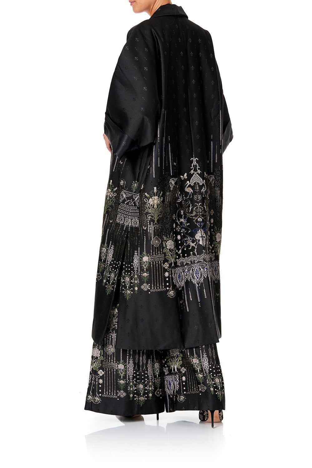 CAMILLA LONG ROBE WITH HEM PANEL REBELLE REBELLE