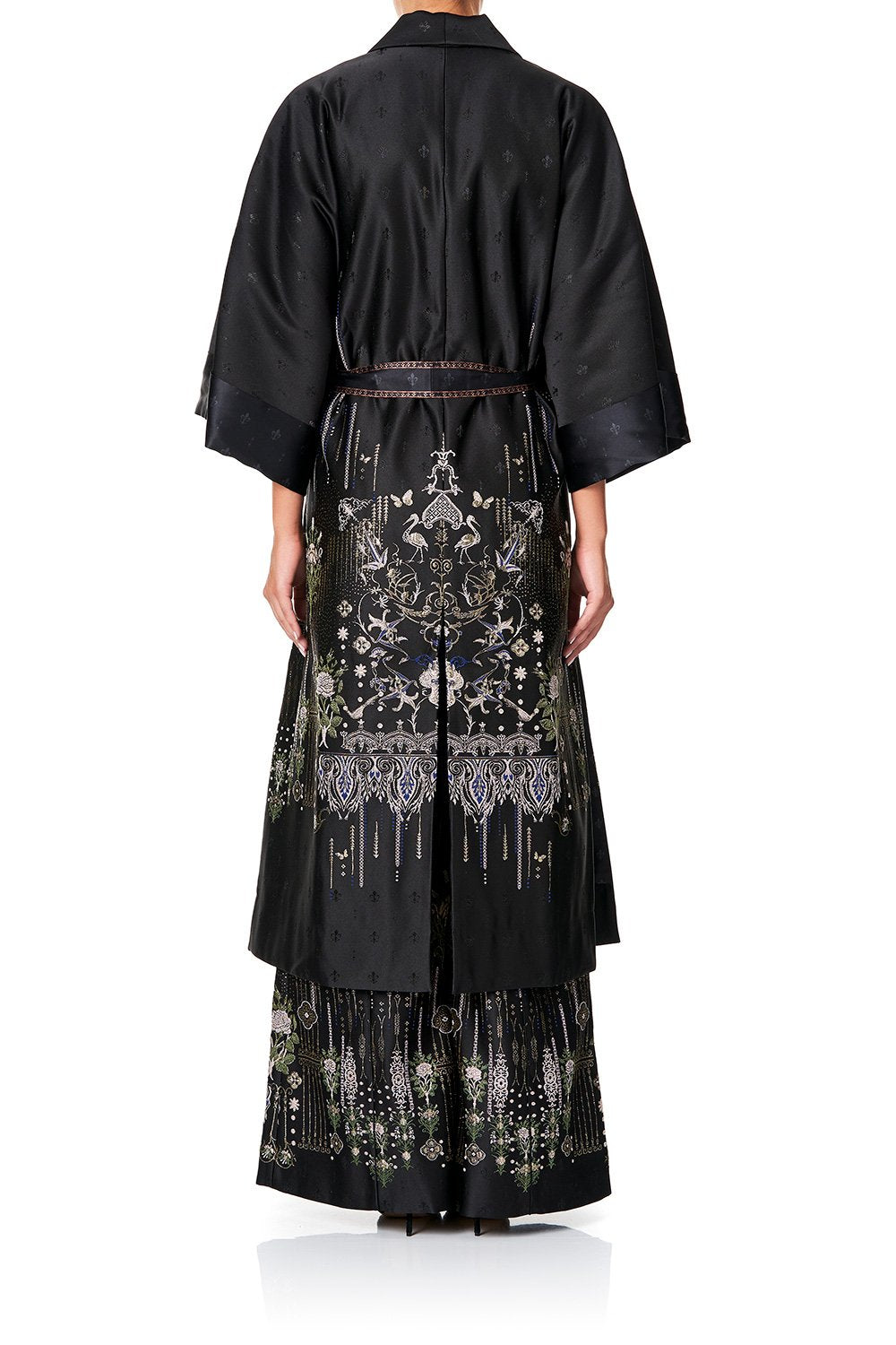 CAMILLA LONG ROBE WITH HEM PANEL REBELLE REBELLE