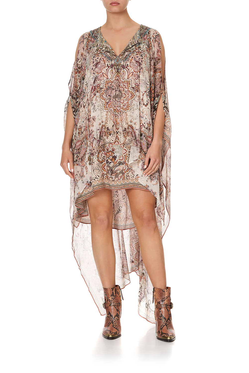 LONG SHEER OVERLAY DRESS TALES OF TALITHA