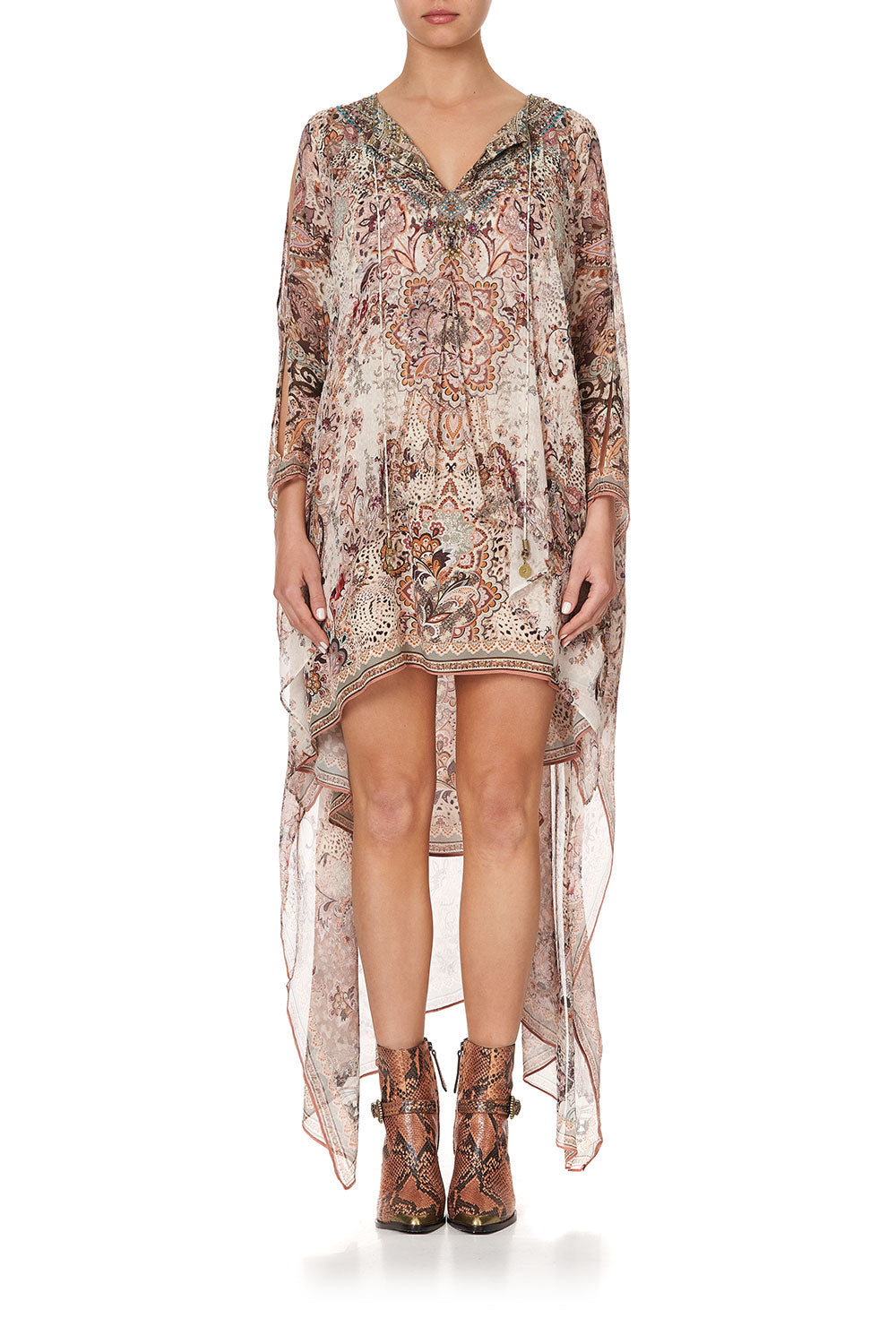 LONG SHEER OVERLAY DRESS TALES OF TALITHA