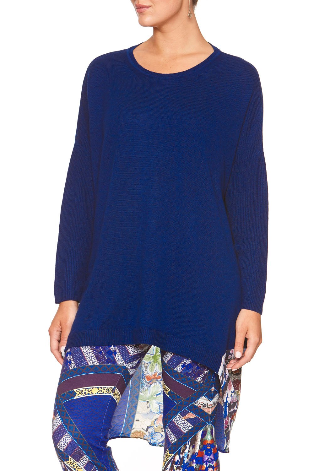 LONG SLEEVE JUMPER WITH PRINT BACK DARLING'S DESTINY