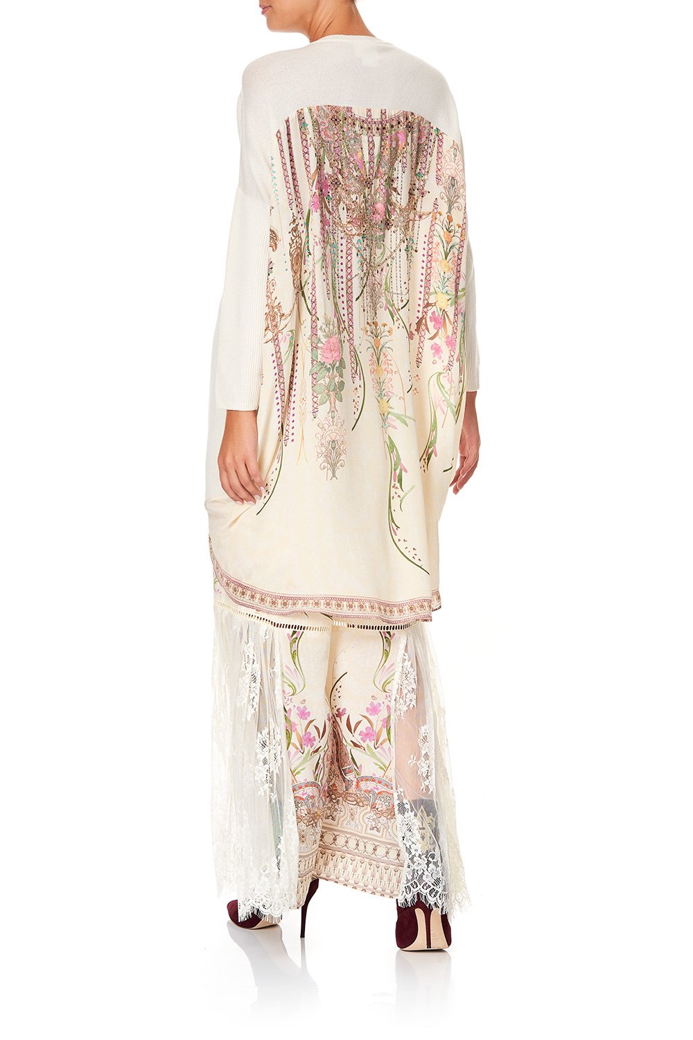 CAMILLA LONG SLEEVE JUMPER WITH PRINT BACK GOLDEN AGE