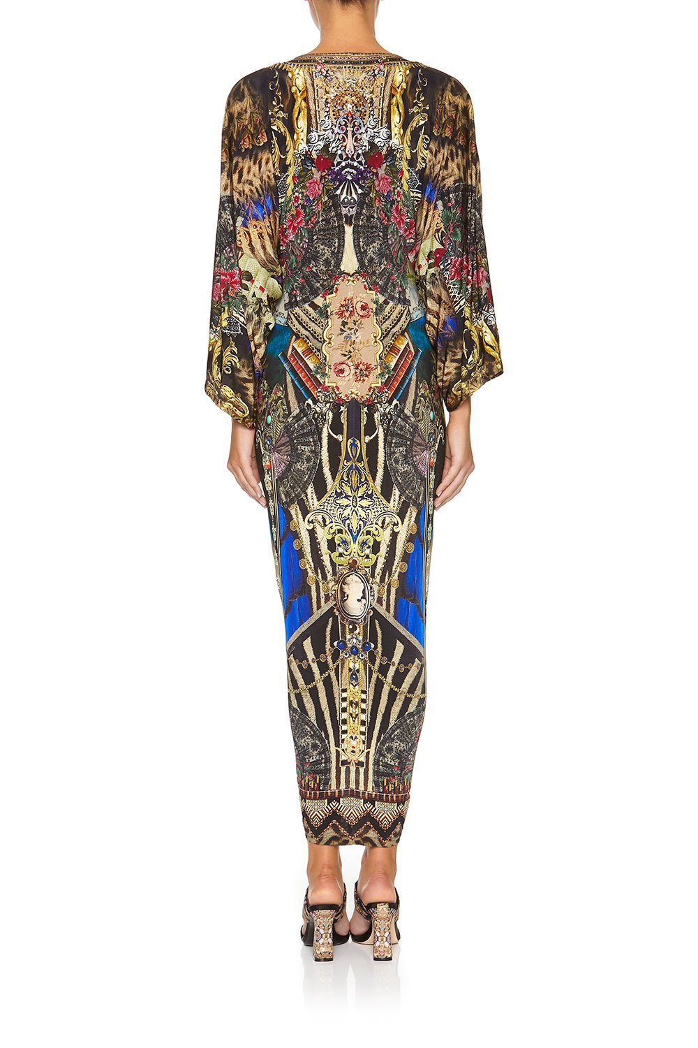 LONG SPLIT FRONT TWIST DRESS STRONGER TOGETHER