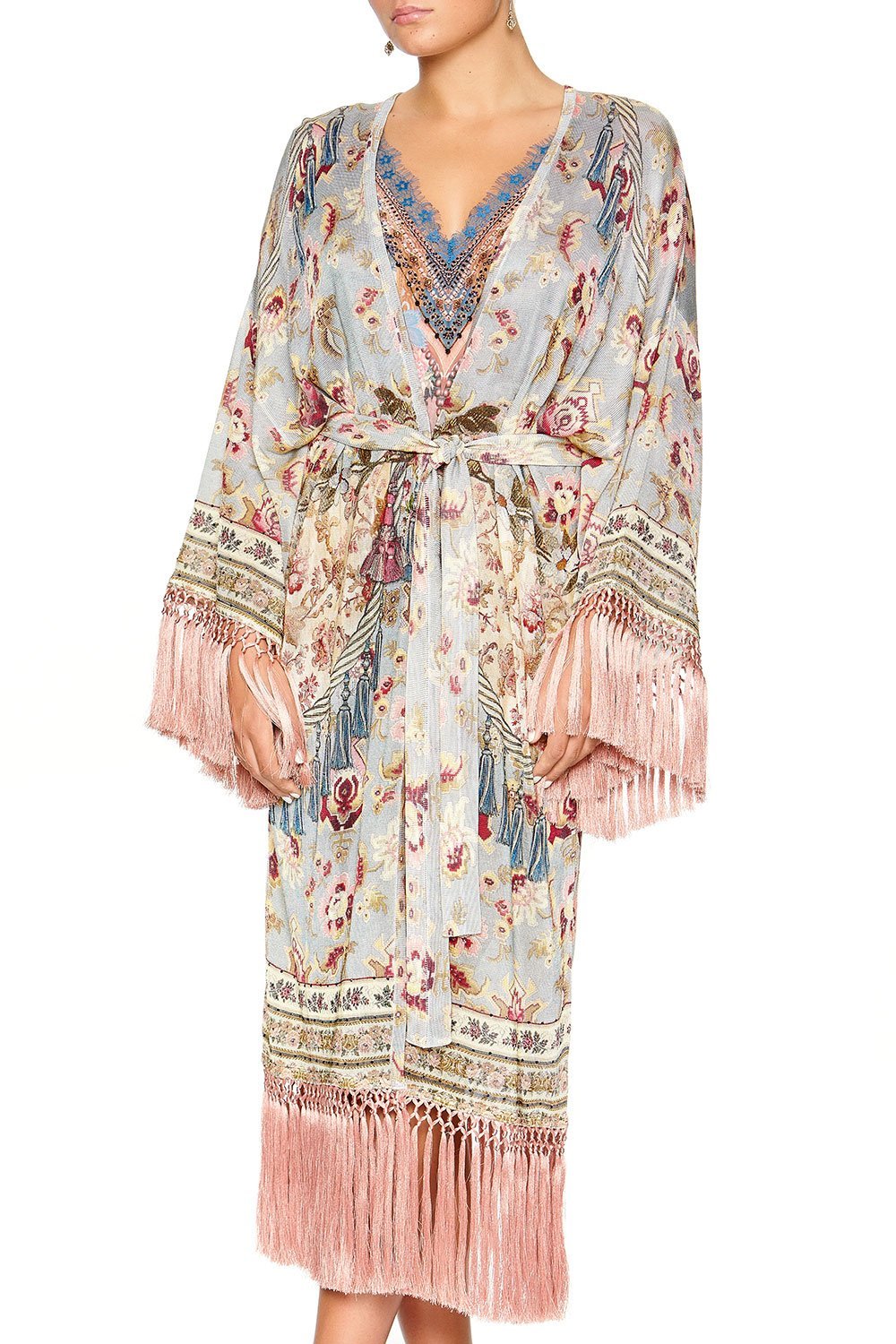 CAMILLA LONG TASSEL WRAP JEANNE QUEEN