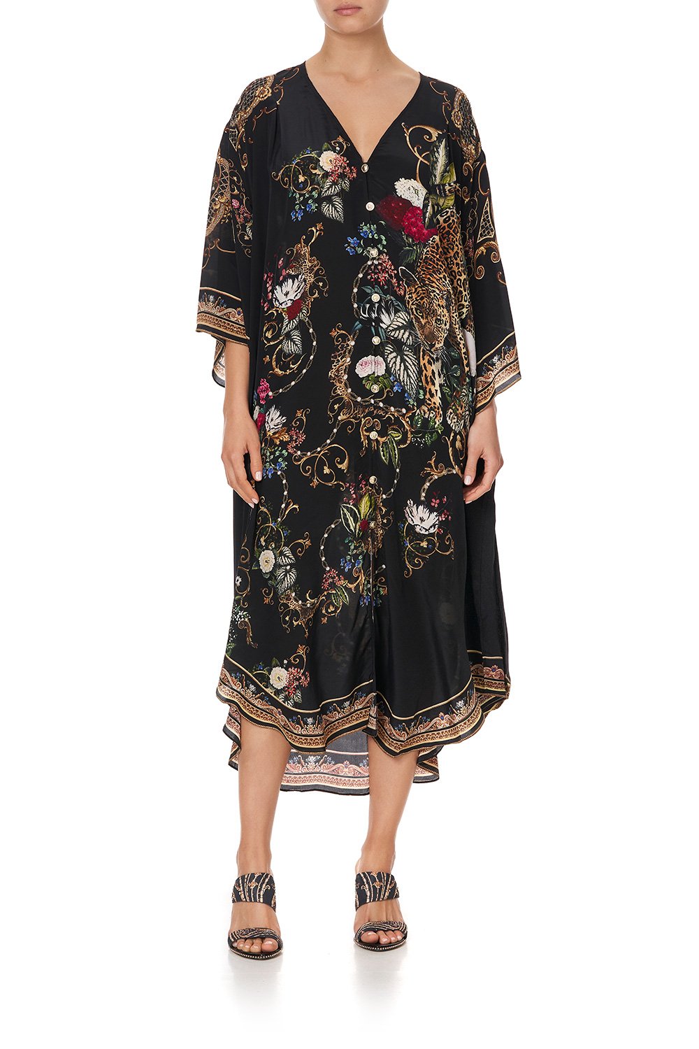 LOOSE BUTTON THROUGH DRESS STUDIO 54