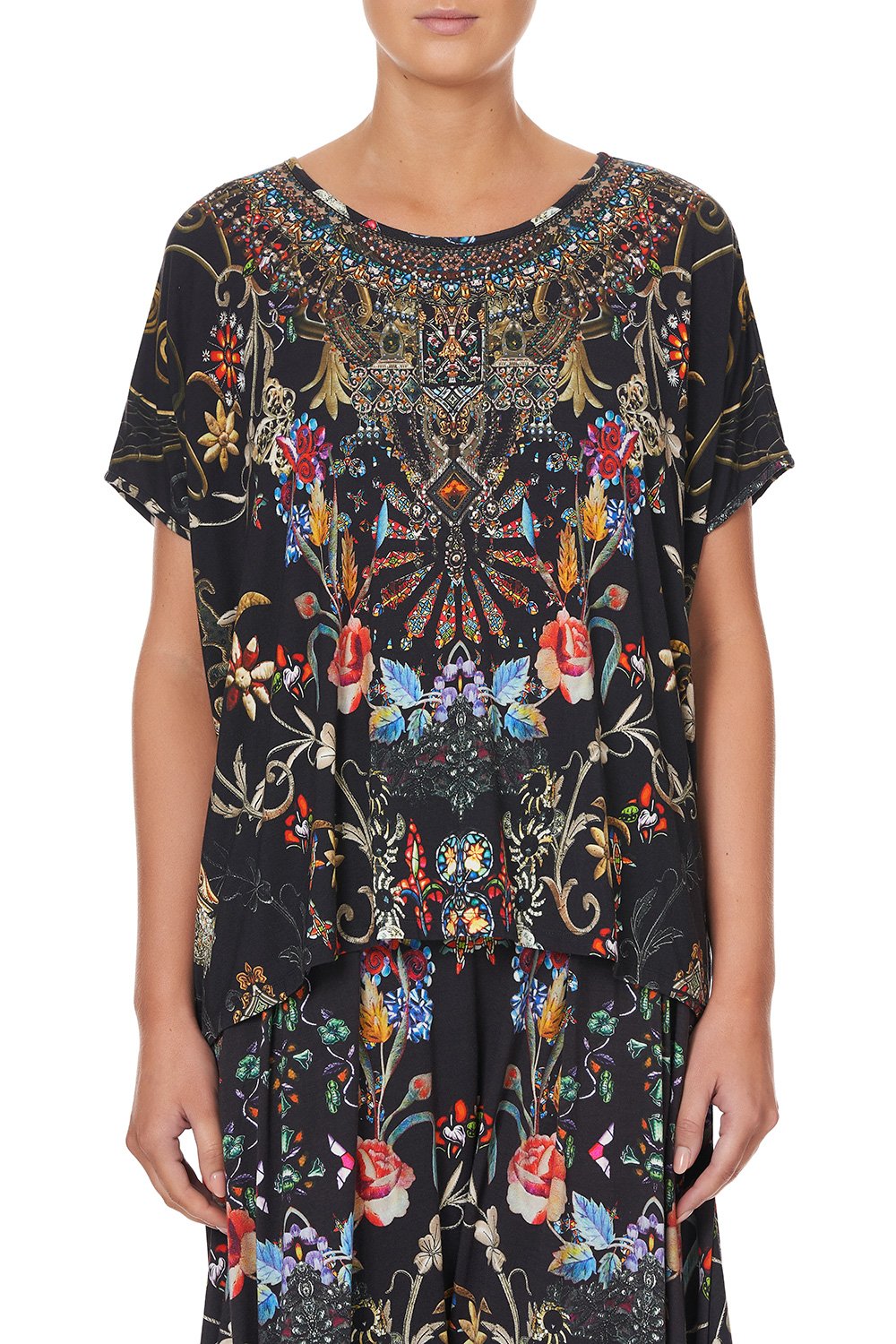 LOOSE FIT ROUND NECK TEE DANCING IN THE DARK