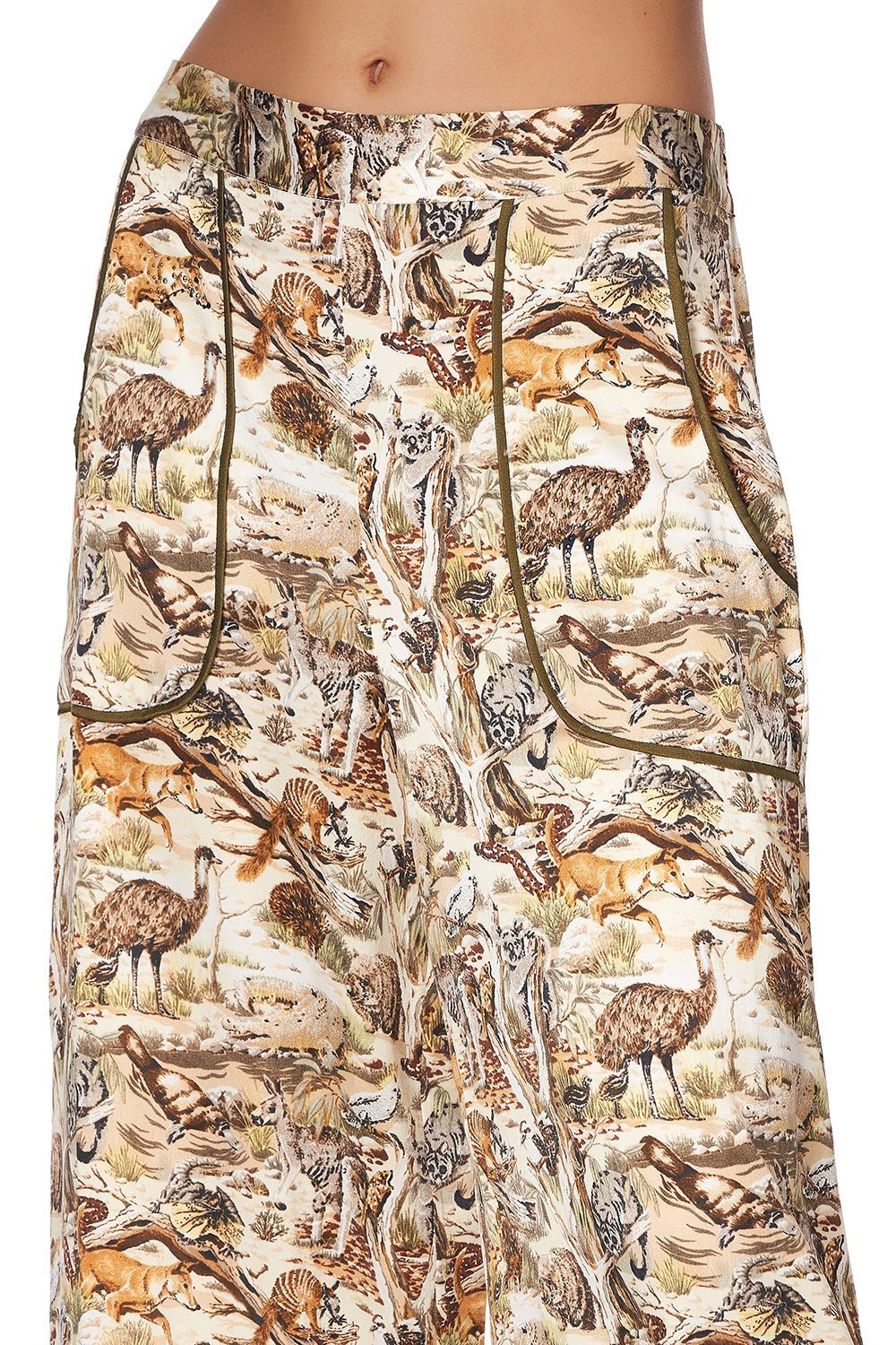 LOUNGE TROUSER WITH CUFFS BUSH DOOF