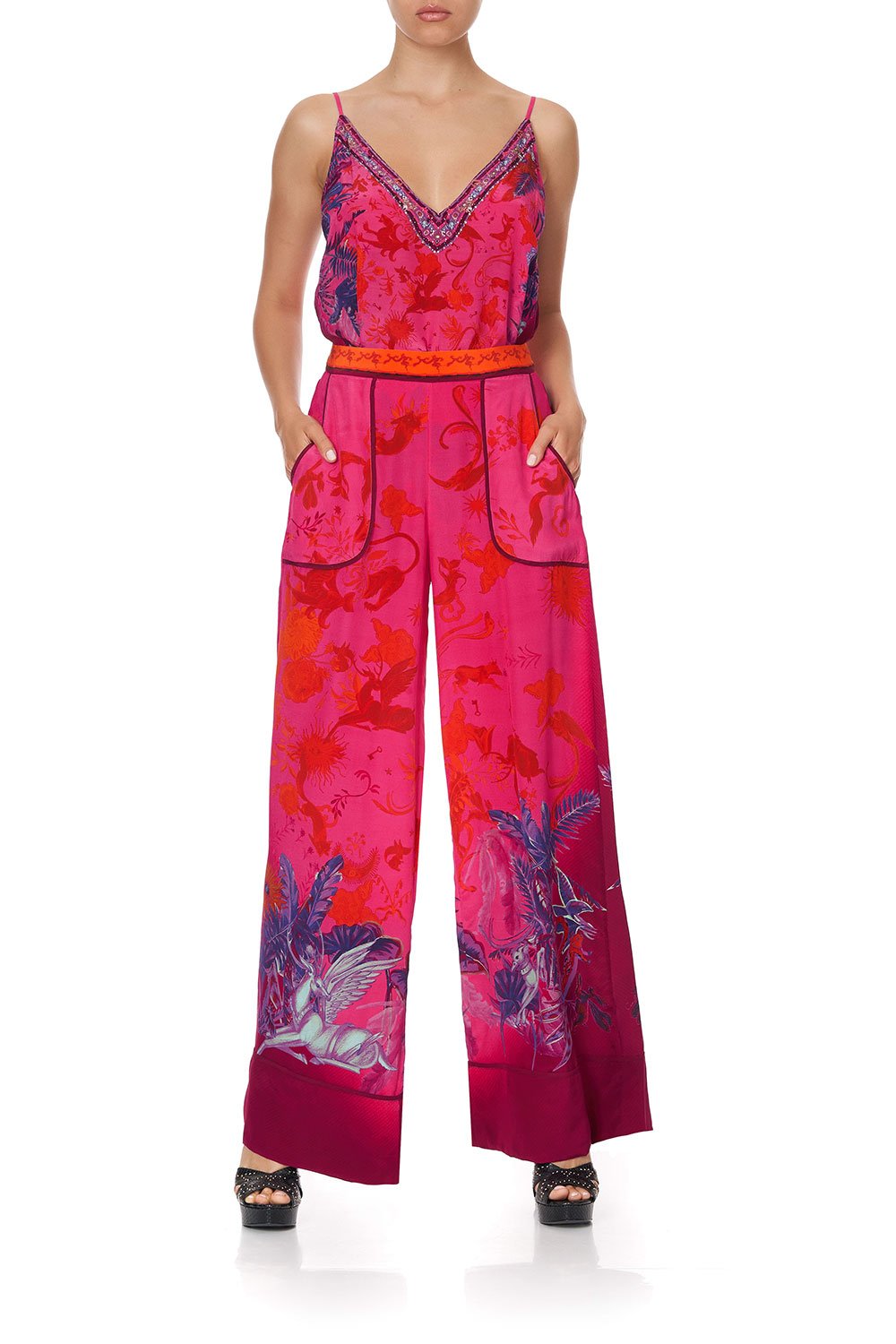 LOUNGE TROUSER WITH CUFFS TROPIC OF NEON