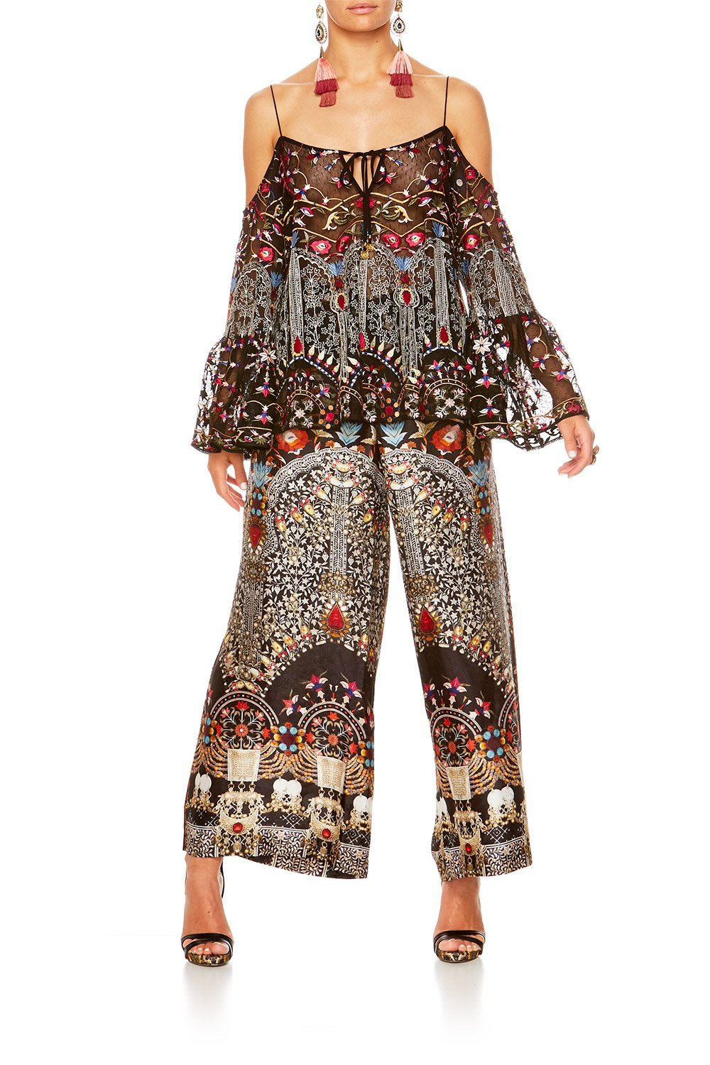 CAMILLA MESH DROP SHOULDER TOP CHAMBER OF REFLECTIONS