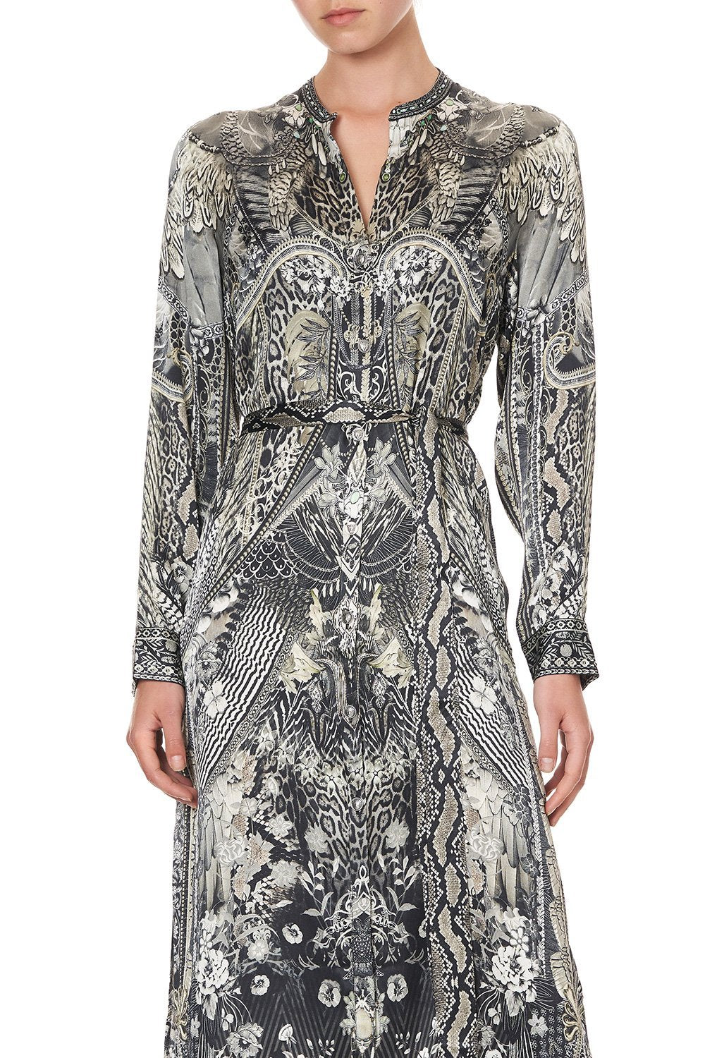 MID LENGTH SHIRT DRESS ONE TRIBE