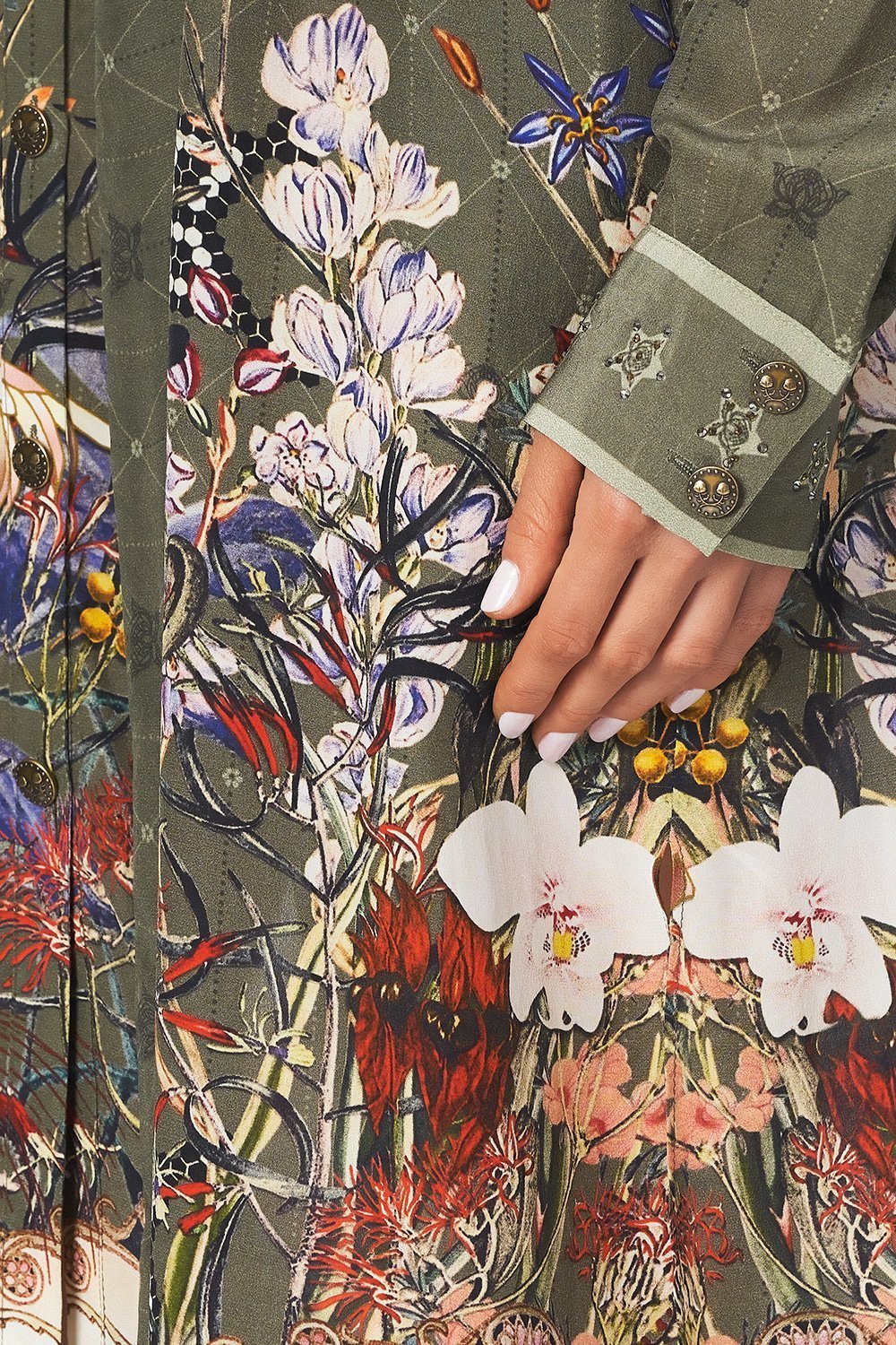 MID LENGTH SHIRT DRESS WATCHFUL WINGS