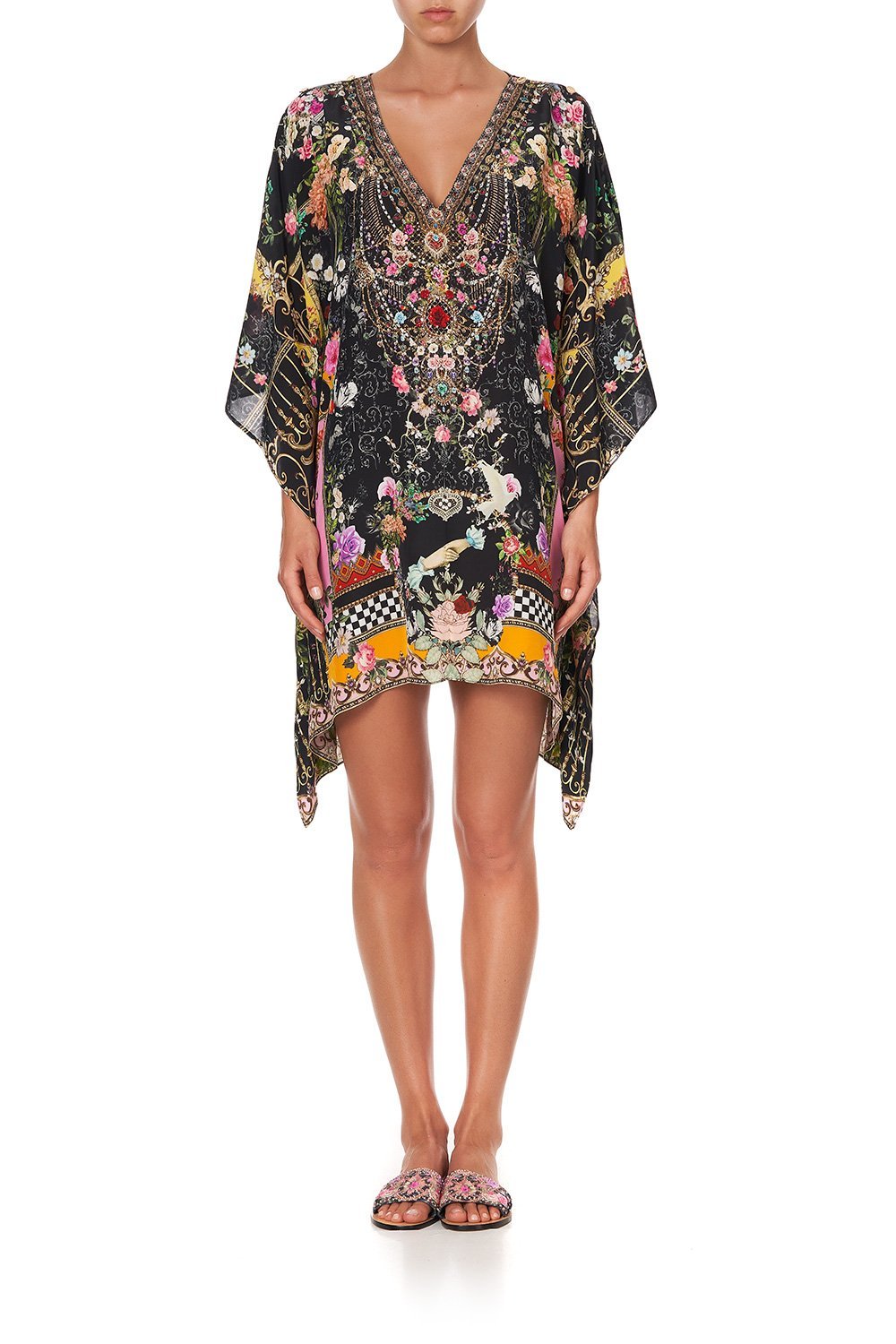 MIDI KAFTAN WITH BUTTON UP SLEEVES MONTAGUES CAPULET