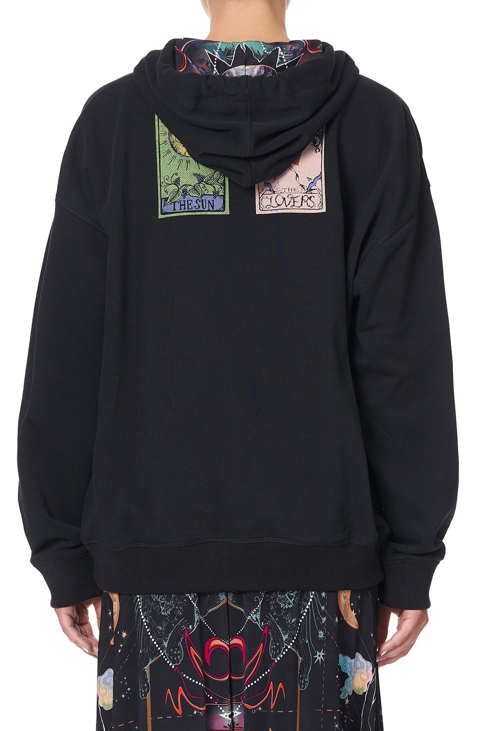 HOODIE WITH SIDE POCKETS MIDNIGHT MOON HOUSE