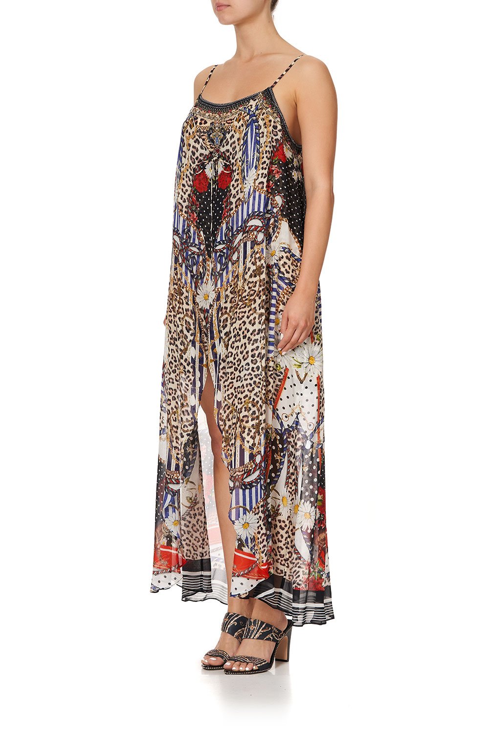 MINI DRESS WITH LONG OVERLAY DEAR BRIGITTE