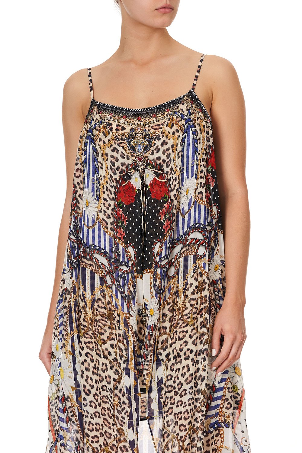 MINI DRESS WITH LONG OVERLAY DEAR BRIGITTE