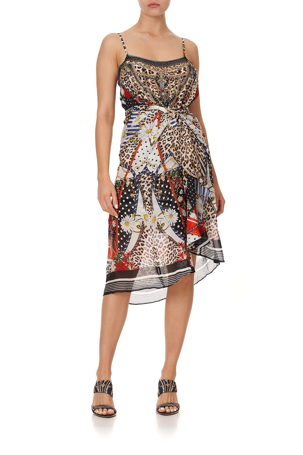 MINI DRESS WITH LONG OVERLAY DEAR BRIGITTE