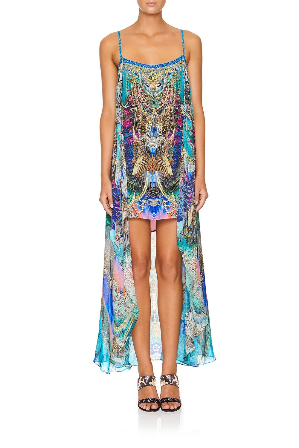 MINI DRESS WITH LONG OVERLAY FREEDOM FLIGHT