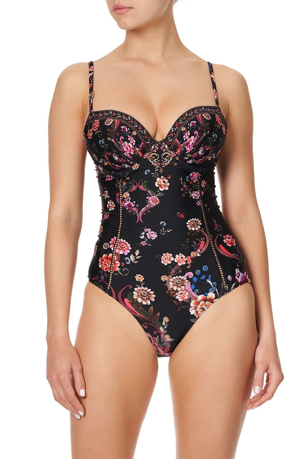 MOULDED ONE PIECE WITH TRIM A GIRL LIKE YOU